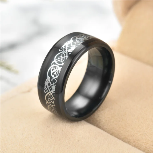 Steel Dragon Ring